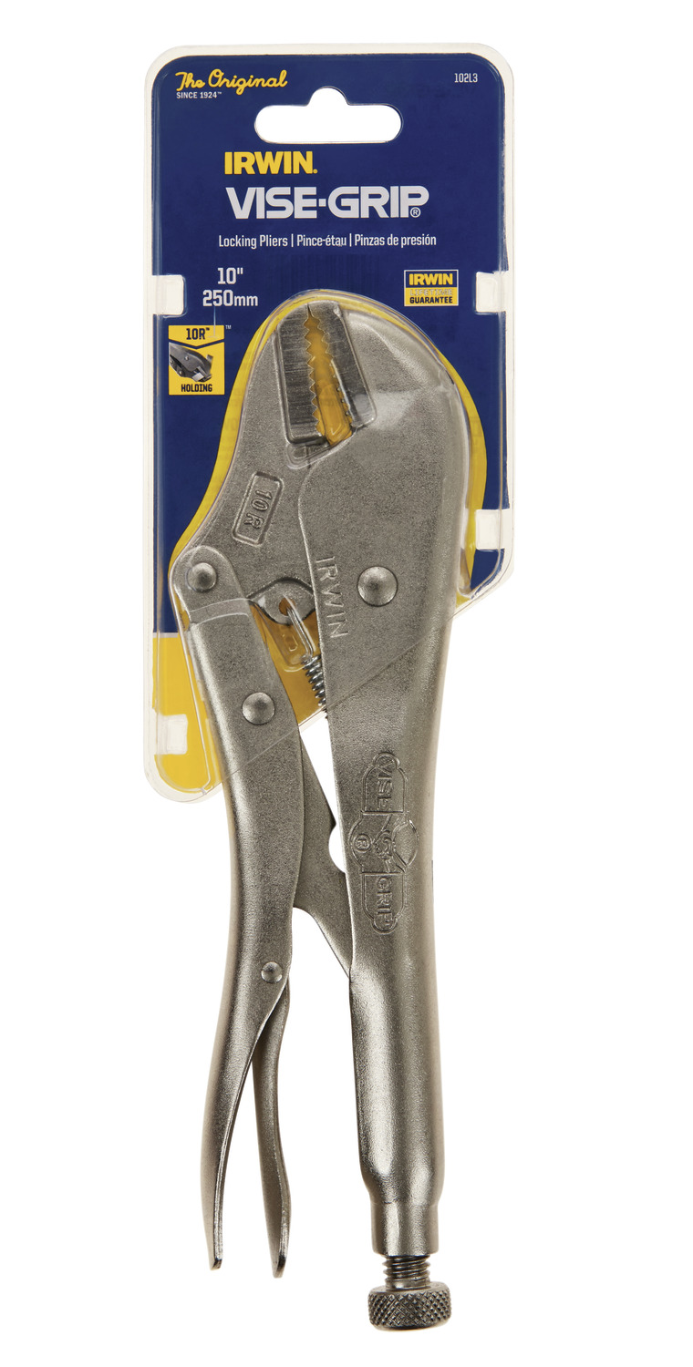 Pliers, 10 in locking straight jaw